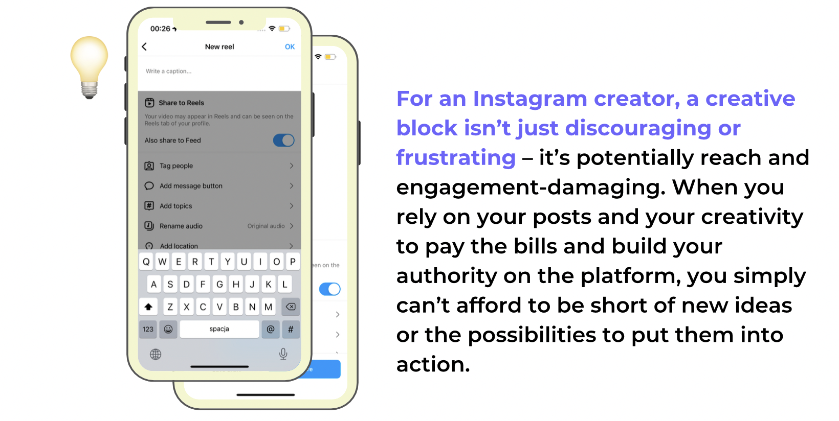 Productivity Tips,How to Become a More Productive Content Creator screenshot explaining why being productive is so important when you're an instagram content creator